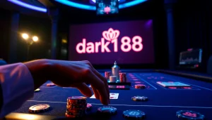 Experience thrilling moments at dark168 as you engage in high-stakes casino games.