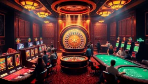 The exhilaration of winning at https://shbet.cruises/ casino tables with vibrant roulette wheel and thrilling atmosphere.